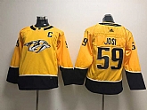 Youth Nashville Predators #59 Roman Josi Yellow Adidas Stitched NHL Jersey,baseball caps,new era cap wholesale,wholesale hats